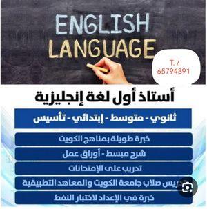 Secondary and intermediate English teacher