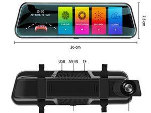 10 inch car dash cam with Wi-Fi and GPS 