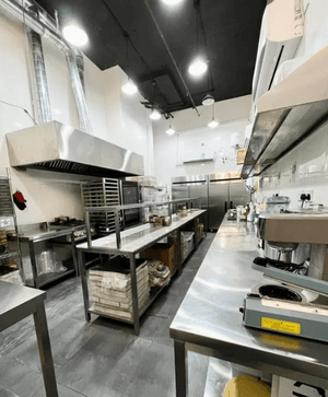A fully equipped central kitchen is available for sale